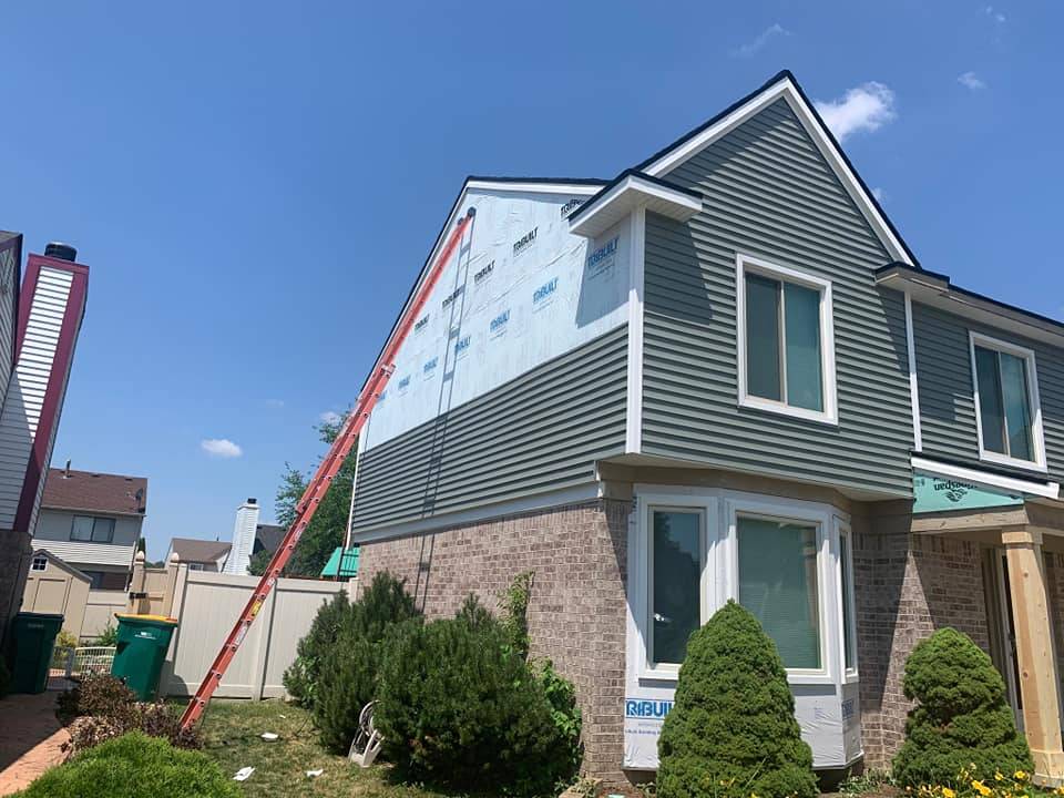 Siding installation